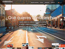 Tablet Screenshot of comunica-t.net
